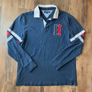 tommy hilfiger rugby sweater size L